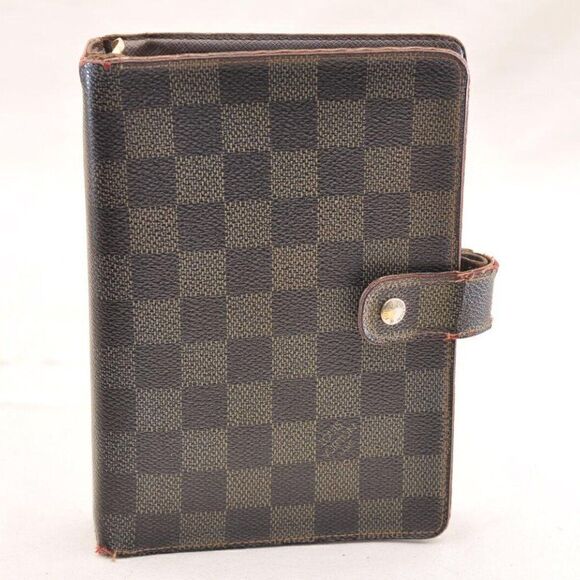 LOUIS VUITTON Damier Ebene Medium Ring Agenda MM - Picture 2 of 12